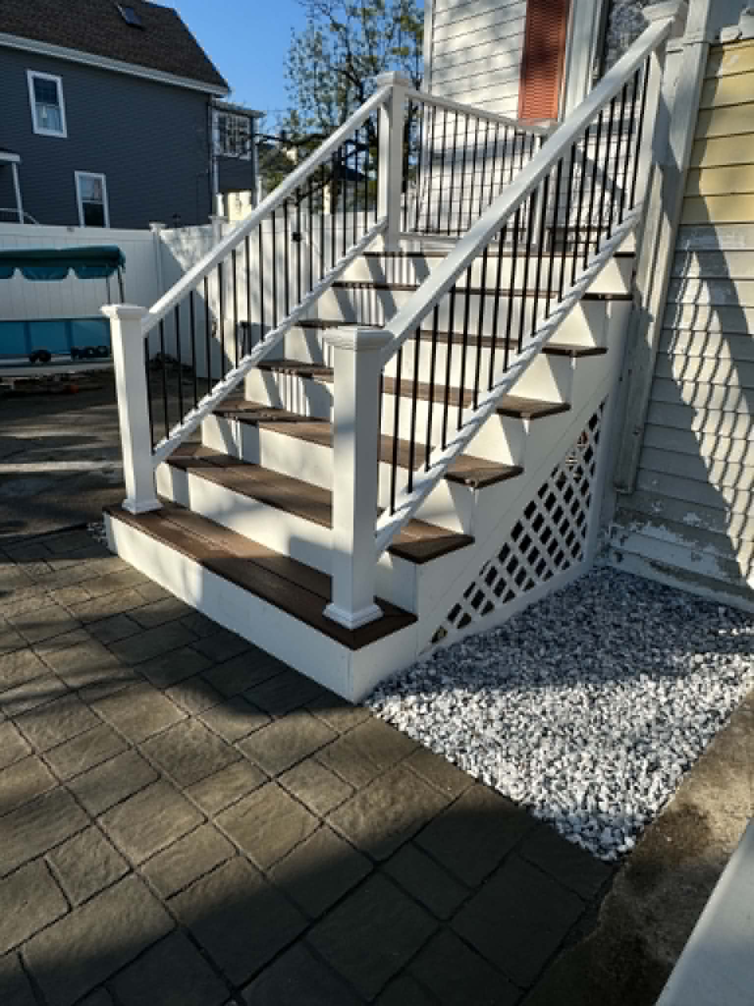 Exterior stairs