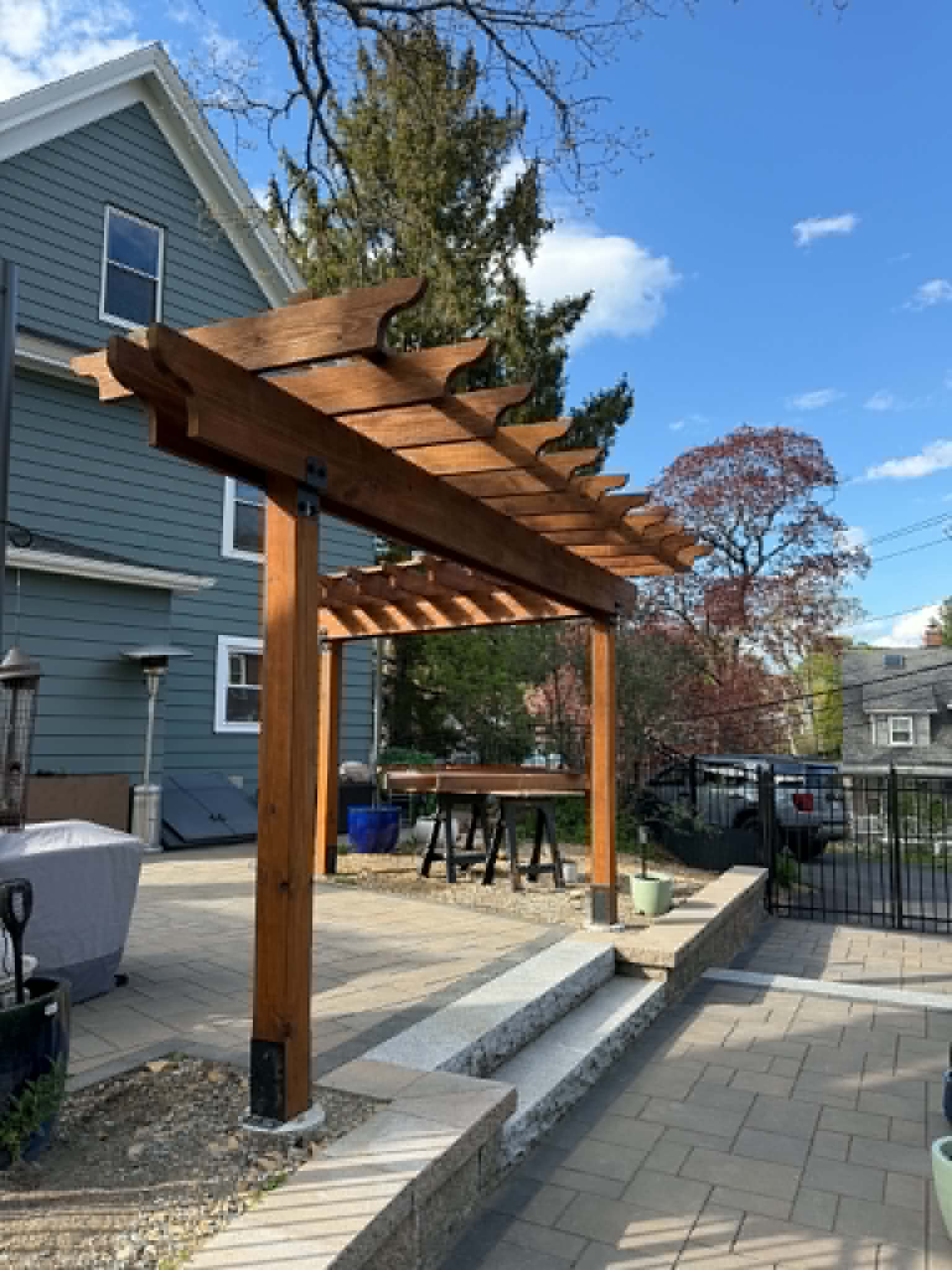 Custom pergola